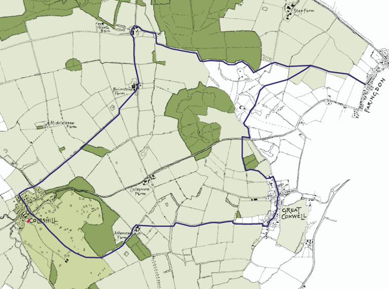 Follies, Forts and Farms Walks Map